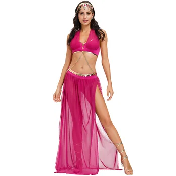 Рокля на арабската гръцката принцеса M-XL за Хелоуин, дамски дрехи, индийска танцьорка, новост, бельо за Хелоуин, секси боди, бельо