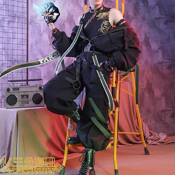 Сяо Cosplay Костюм Genshin Impact Cosplay Аниме Ежедневната Мъжка Мода Униформи-Облекла за ролеви игри Костюми на 2022 Година, Размери S-XL