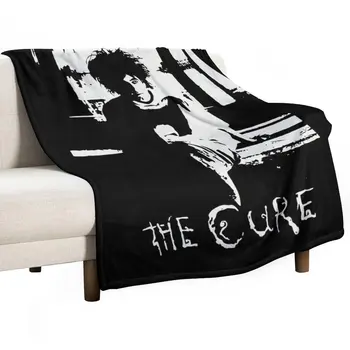 The Cure - каре Робърт Смит, Лятно одеало, модерно одеало за легло, модерни завивки за дивана, идеи за подаръци за Свети Валентин