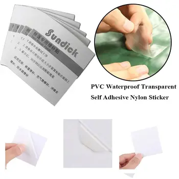 Водоустойчив Самозалепващи Стикер Нови Прозрачни Ленти от PVC Плат Външна Стикер за Палатки Външен Инструмент