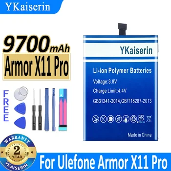 9700 ма YKaiserin Батерия Armor X11 Pro За Батерии на Мобилни Телефони Ulefone Armor X11Pro