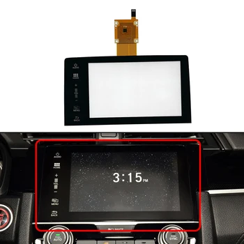 1бр 7-инчов Сензорен Екран Digitizer Черна За Honda Civic 2016-2019 Авто Радио, Мултимедиен Плейър, Радио Навигация
