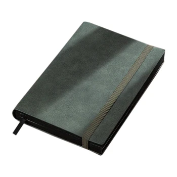 Дебел бележник, дневник за, формат А5, 320 Страници, кожен бележник, канцеларски материали за студенти, канцеларски писма 14,5 cm X 21 cm