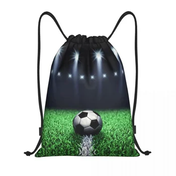Раница на съвсем малък модел на футболен стадион, спортна спортна чанта за жени, мъже чанта за съхранение на футболна топка, чанта за пазаруване