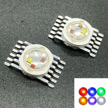 Сценичното Осветление RGBW (RGB + W + UV) 4*5 W 15 W Led Лампи С Излучающими Диодами За Сценичното Осветление High Power LED 45mil Epistar Chip LED