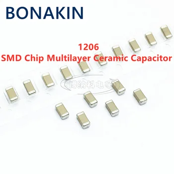 20PCS 1206 3,3 ICF 16 25 50 100 от 335 ДО 10% X7R SMD-чип Многослойни Керамични Кондензатори