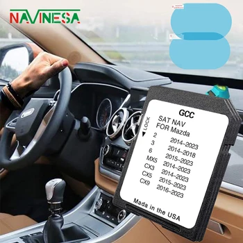 за Mazda 2/3/6/MX5/CX5/CX9 Съвместима Навигационна SD Карта с GPS на Колата 2023 Sat Navi 8 GB Карта в Близкия Изток Аксесоари