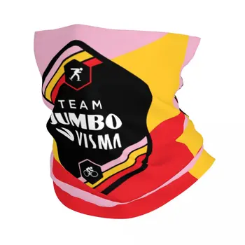 Jumbo Visma Pro Bike Race Team Зимни Превръзка На Врата, Топло За Мъже И Жени, Ски Туризъм Тръба, Шал, Кърпа За Лице, Гетра