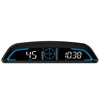 Авто HUD дисплей, led GPS-компас скорост, километраж, проекторът на предното стъкло, аларма за превишаване на скоростта, напомняне за умората при шофиране.