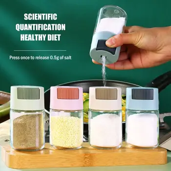 0,5 грама подправки SpiceJar Бутилка за захар притискателния тип Опаковка сол Бутилка за подправки сол Опаковка