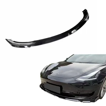 Улей на предната броня Froyar, съвместима с Tesla Model 3 2017-2019-2022, 3 бр., спойлер за предната част на устните и брадичката, защита от въздушна завеса