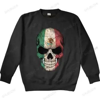 Нов PP Череп Мексикански Флаг Hoody с черепа Calavera Принт Онази Skull Мъжете Великден StreetSkulls Скелет топло hoody евро размера на