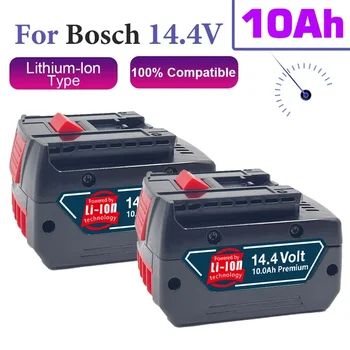 Акумулаторна Батерия BAT614G Голям Капацитет 10000 ма, работа на смени Батерия за Bosch 14,4 v BAT607G BAT614