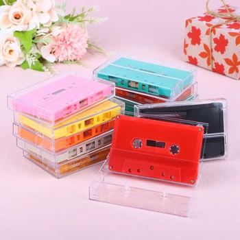 1 комплект Стандартния касетофон цветно устройство с магнитна аудиокассетой на 45 минути, прозрачно чекмедже за съхранение на реч, писане, музика