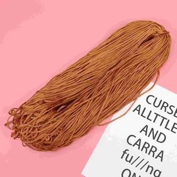 Ръчно плетени въжета, усукани кабел, материал на въжето, нишката за плетене на шапки със собствените си ръце (хакове)