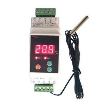 -40 ~ 110 ℃ Термостат Din с функция 2 изходни сигнали с пускането на 7A/250VAC 85AC