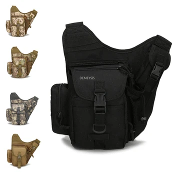 800D Оксфордские военни чанти за през рамо, водоустойчив поясная чанта за скално катерене на открито, ловно поясная чанта, армейски камуфлаж, тактически чанти през рамо