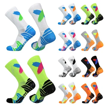X heel 2023 Нови нескользящие футболни чорапи Мъжки и женски нескользящие футболни баскетболни спортни чорапи 38-45 calcetines hombre futbol