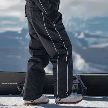 2024 Зимни Спортни Свободни мъжки панталони за сноуборд, Ветроупорен Дамски Ски панталони, Планинска Водоустойчив Дамски дрехи за моторни шейни