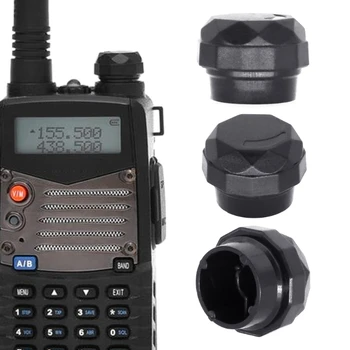 Смяна на копчета за регулиране на силата на звука на Двустранния Радио и Капачки за Бутони за Управление на Канала за UV5R UV-5R UV-5RA UV-5RB UV-5RC