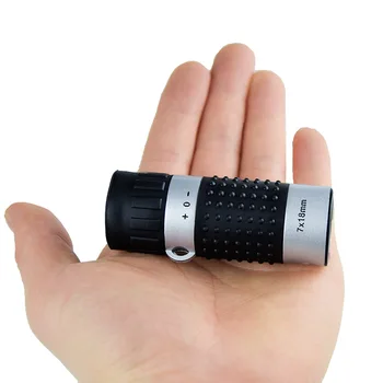 Оптично монокуляр 7X18, далекомер за голф на 1000 м телескоп с наблюдение на окото, далекомер за лов на открито