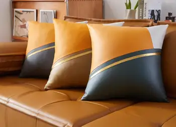 Американската калъфка, оранжева технологична тъкан, калъф за дивана в хола, голям калъф за възглавници