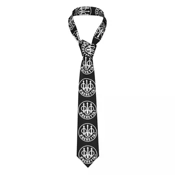 Модни вратовръзки за любителите на военно оръжие Beretta за мъже, копринени офис вратовръзки по поръчка