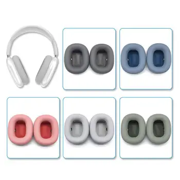 1 Чифт Сменяеми Амбушюр За Apple AirPods Max Слушалки Memory Foam Калъф Кожени Амбушюры Ръкав За Слушалки на ушите