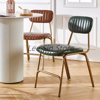 Дизайнерски кухненски столове в ретро стил, Луксозен Релакс, модерни столове за хранене средата на века, Подови кухненски мебели MQ50CY