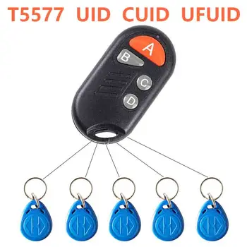 1 Бр RFID Множество Ключодържател 5 в 1 EM4305 T5577 Перезаписываемая Идентификация Карта S50 1K UID Взаимозаменяеми CUID UFUID IC 13,56 Mhz Копие на Клонинг