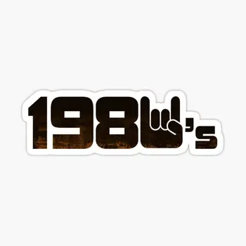 1980 Is Series 80 Is Rock, 5 бр., Автомобилни етикети за багаж, Декор, Художествена стена, Хладилник, Автомобил, Карикатура, Прозореца на хола, Броня, Дете