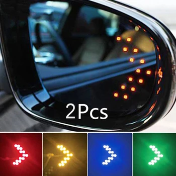2 елемента Автомобилни led светлини Огледало за Обратно виждане Стрелка на Лентата Светлина автомобилни продукти Огледало за Bmw New 1 3 4 5 6 7 Серия F10 F20 F30 Smart 3 B