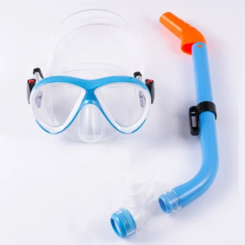 Детски очила за гмуркане, подводен дихателна тръба, Противоударные фарове за очила за гмуркане, Подводни аксесоари за гмуркане.