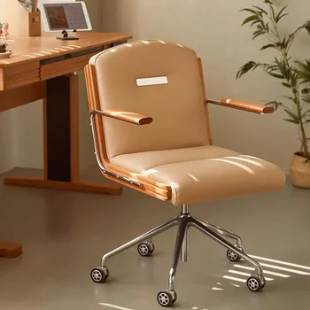 Релаксиращо Кресло за домашен компютър, Удобен Въртящ облегалка Ергономичен Офис стол, за да се учат, Регулируеми Офис мебели Cadeira Gamer