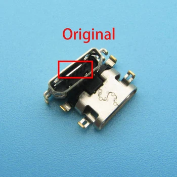 100шт мини конектор Micro USB 5pin за зарядното на порта за Motorola MOTO E4 E5 Jack Socket Dock