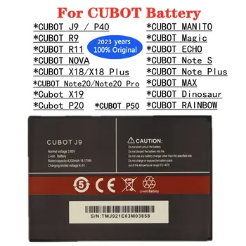 Оригинална Батерия За CUBOT J9 P40 R9 R11 X19 P20 Note S Note Plus Note 20 Pro 7 MAX Динозавър X18 Plus RAINBOW NOVA MANITO ECHO