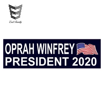 EARLFAMILY 15 cm x 4,6 см 2020 Опра Уинфри за президент 2020 Вашингтон Стикер-стикер автоаксесоари Авто декор