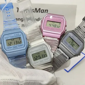 Модерен Мъжки Дамски часовници, Златни ежедневни ефирни цифрови спорт часовници, подарък-часовник за влюбени, Детски Ръчни часовници, дамски часовници