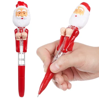 Химикалка за писане, новост, химикалки, ученически пособия Kawaii, офис Коледни подаръци, декомпрессионные канцеларски материали за студенти, писалката на Дядо Коледа