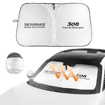 За Peugeot 308 sw t9 II mk2 Слънчеви Седалките На Предното Стъкло на Автомобила, Козирки, Защита на Предното Стъкло, Чадър, Слънцезащитен Крем За Предното Стъкло на Автомобил