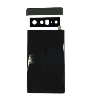 Делото на отделението за батерията за Google Pixel 6 6 Pro, корпус от задното стъкло, калъф за замяна на обектива на камерата