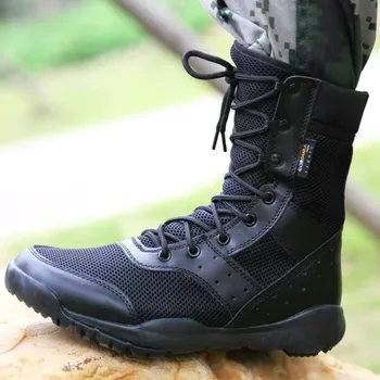 Гореща разпродажба 2023 г., армията обувки, мъжки модни военни тактически спортни обувки, чифт армейски обувки със защита от хлъзгане за жени