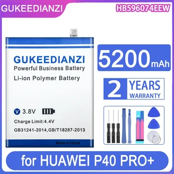 GUKEEDIANZI Взаимозаменяеми Батерия HB596074EEW 5200 mah за HUAWEI P40 PRO + P40PRO + Батерия за Мобилен телефон