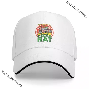 Гореща Оригинална шапка Pizza Rat, бейзболна шапка с качулка за ръгби, кожа шапка, дамски шапки 2023, Мъжки