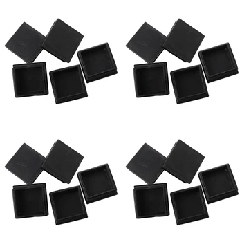 20 бр. пластмасови квадратни заглушек за края на тръби, кутии за тръбите 50 mm x 50 mm