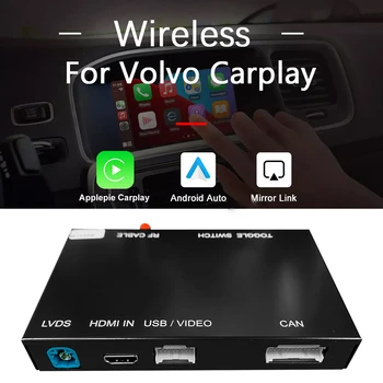 Авто AI Box Безжичен Декодер CarPlay Box Интерфейс MuItimedia CarPlay Android Auto Retrofit Kit за Volvo V40 S60, V60/S60L XC60
