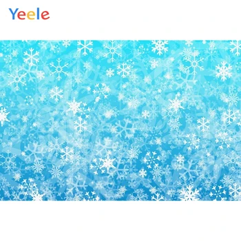 Yeele Winter Snow Снежинка Коледна парти Фон за детска фотография Индивидуален Снимков фон за фото студио
