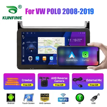 Автомобилно Радио За VW POLO 2008-2019 Восьмиядерный Android 10,0 Кола DVD Плейър GPS Навигация Бесстекольное Автомобилна Стерео Главното устройство Радио