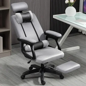 Официално откидывающееся на задната седалка на HOOKI, домашно удобно сетчатое ергономичен стол за дълго места, Компютърен стол, Офис стол, Отвличане на Swi