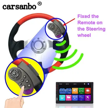 Carsanbo Автомобилния контролер на волана за мултимедиен плеър MP5 Media Автомобилен мултимедиен контролер на волана